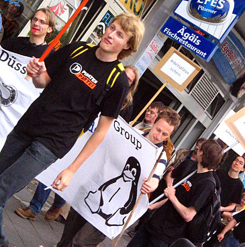 © www.mutbuergerdokus.de: Demonstration gegen Software-Patente 2007