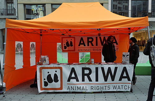 © www.mutbuergerdokus.de: Tierrechtsdemonstration Düsseldorf 2015