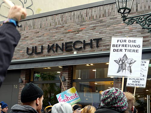 © www.mutbuergerdokus.de: Tierrechtsdemonstration Düsseldorf 2015