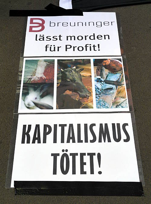 © www.mutbuergerdokus.de: 'breuninger lässt morden für Profit!'-Aktion