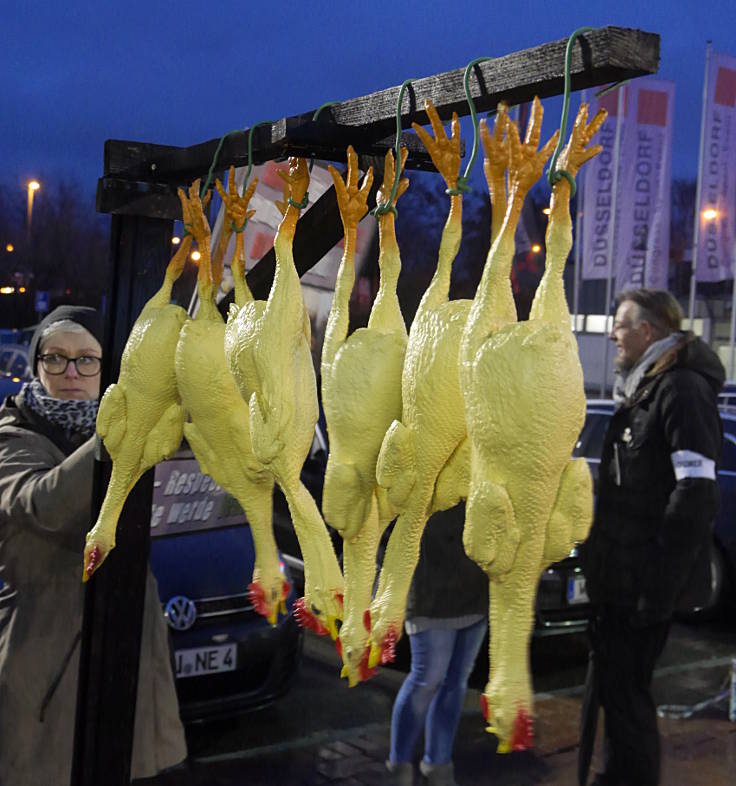 © www.mutbuergerdokus.de: Protest gegen Wiesenhof-Kooperation mit Atze Schröder