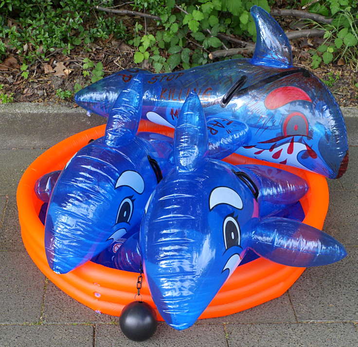© www.mutbuergerdokus.de: Mahnwache gegen das Delfinarium