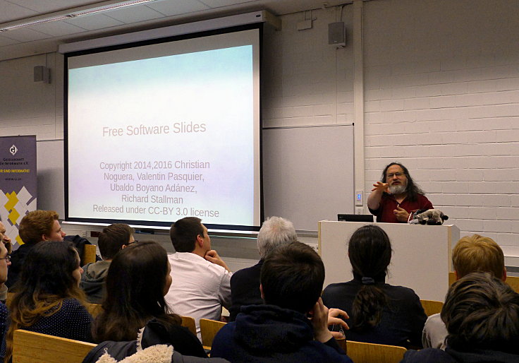 © www.mutbuergerdokus.de: Richard Stallman in Köln: 'Free Software, Your Freedom, Your Privacy'