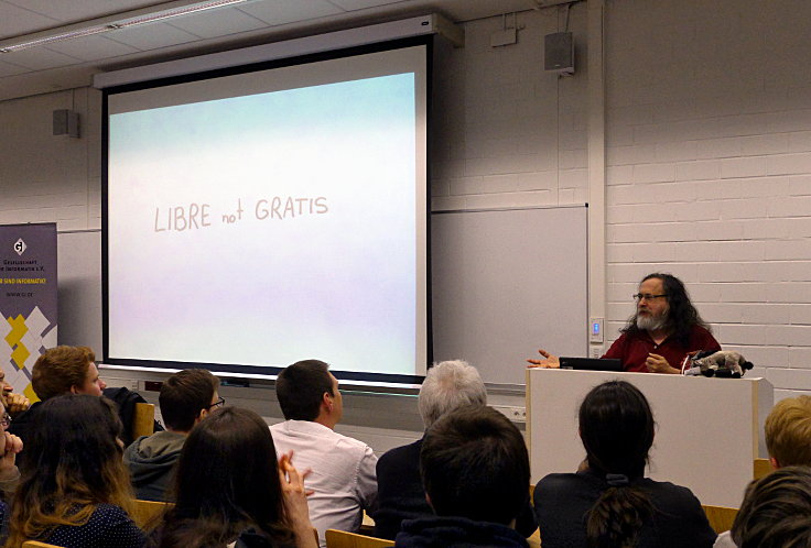 © www.mutbuergerdokus.de: Richard Stallman in Köln: 'Free Software, Your Freedom, Your Privacy'