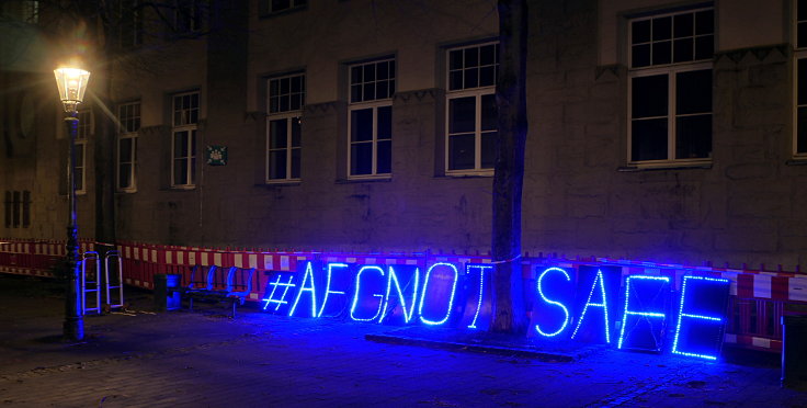 © www.mutbuergerdokus.de: Solidaritätsaktion: '#afgnotsafe'