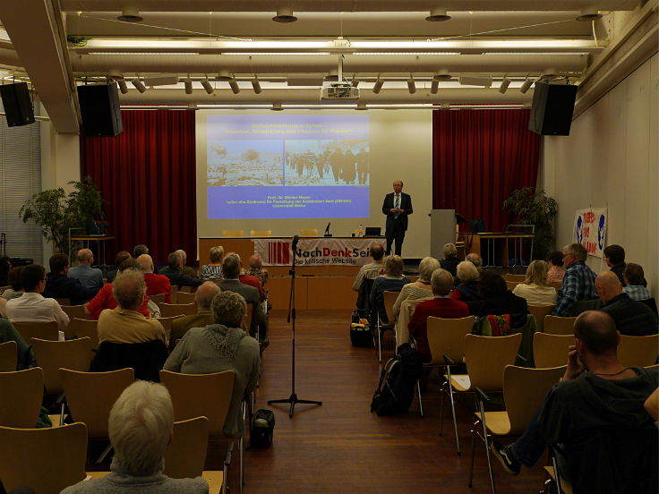 © www.mutbuergerdokus.de: Vortrag von Prof. Dr. Günter Meyer: 'Stellvertreterkrieg in Syrien - Ursachen, Entwicklung und Chancen für Frieden?'