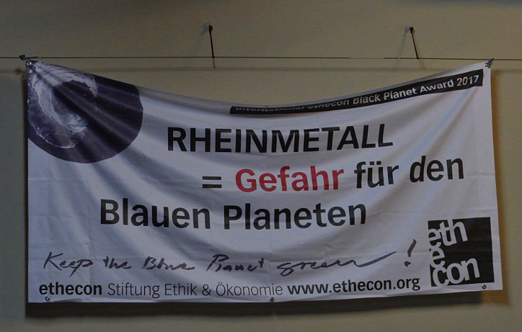 © www.mutbuergerdokus.de: Diskussion und Information: 'Rheinmetall - das Geschäft mit dem Töten'