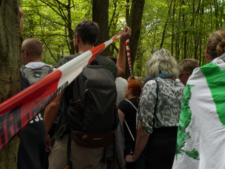 © www.mutbuergerdokus.de: Waldführung im Hambacher Forst