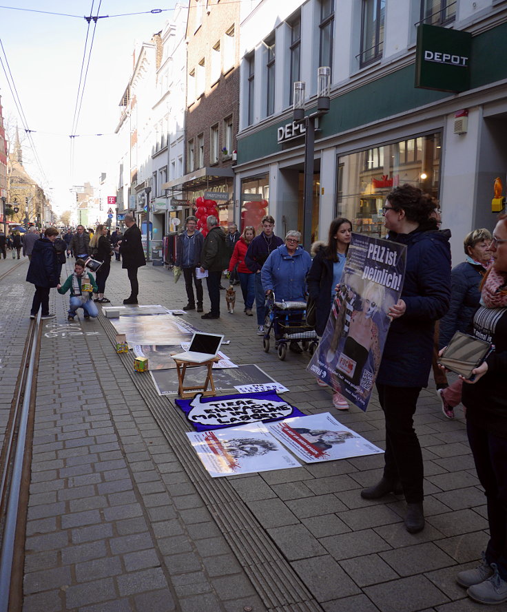 © www.mutbuergerdokus.de: Demonstration gegen Pelz