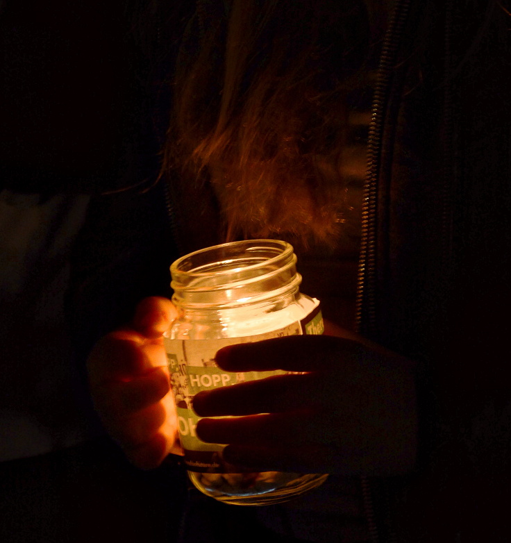 © www.mutbuergerdokus.de: FFF Düsseldorf: Lichterzug zur 'Earth Hour: Licht aus für den Klimaschutz'