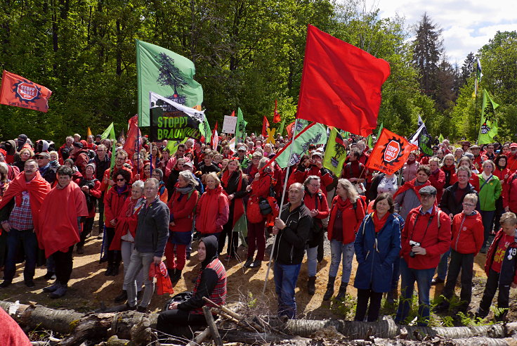 © www.mutbuergerdokus.de: 5. 'Rote Linie-Aktion' am Hambacher Wald