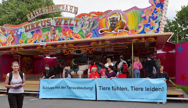 © www.mutbuergerdokus.de: Ponykarussell-Demonstration