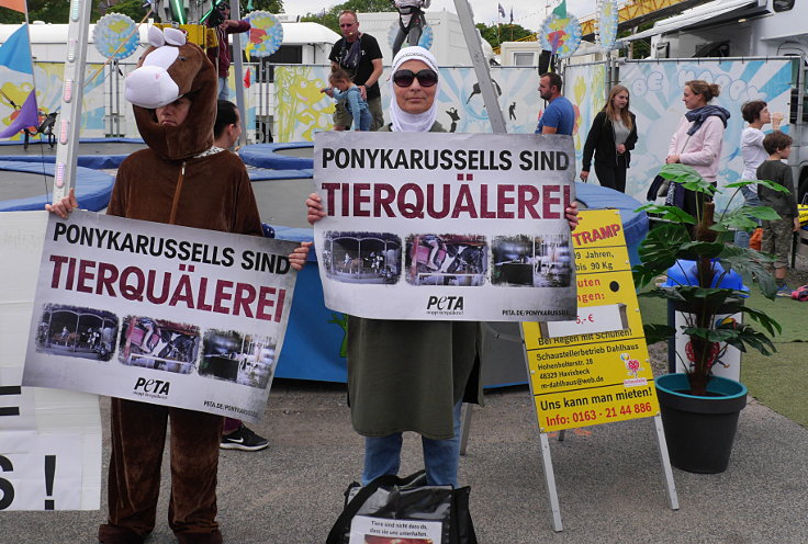 © www.mutbuergerdokus.de: Ponykarussell-Demonstration
