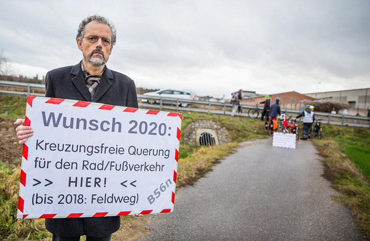© www.mutbuergerdokus.de: ProRad Düren: Streik an der B56n