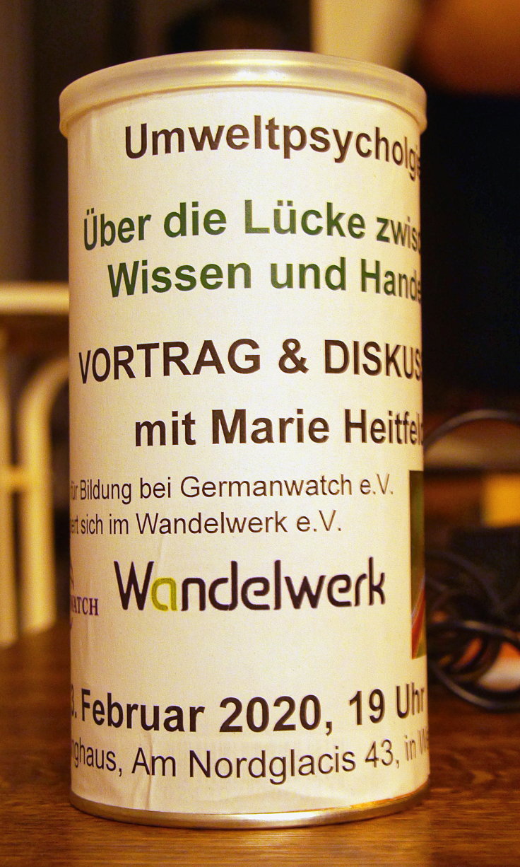 © www.mutbuergerdokus.de: Vortrag und Diskussion mit Marie Heitfeld: 'Klimaschutz braucht Psychologie - Wie wir die Lücke zwischen Wissen und Handeln überwinden'