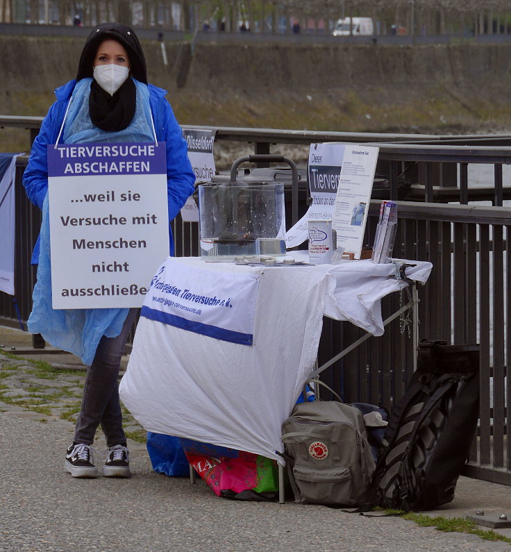 © www.mutbuergerdokus.de: Ärzte gegen Tierversuche Düsseldorf: 'Silent Line - Stiller Protest gegen Tierversuche'