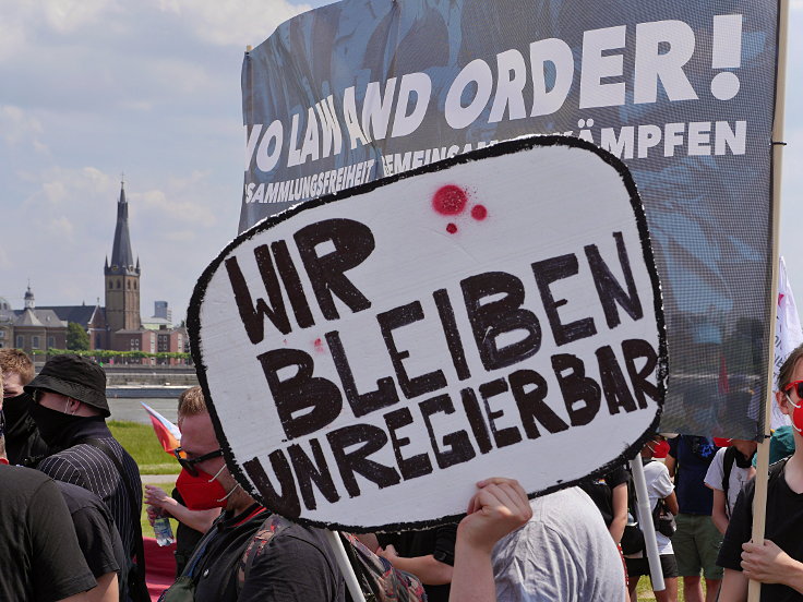 © www.mutbuergerdokus.de: Demonstration: 'Versammlungsgesetz NRW stoppen! Grundrechte erhalten'