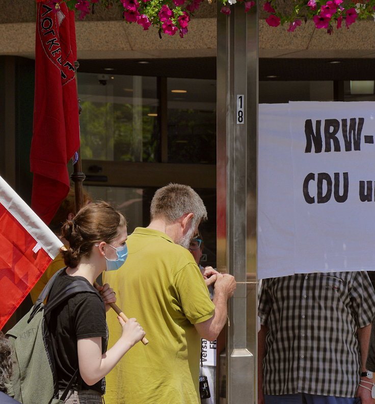 © www.mutbuergerdokus.de: Versammlungsgesetz NRW stoppen! NRW-weiter Aktionstag: Kundgebung