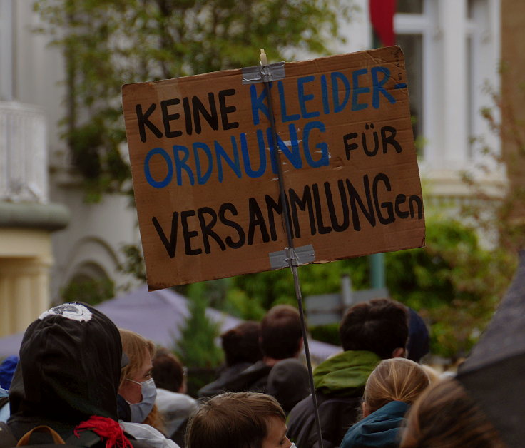 © www.mutbuergerdokus.de: 'Versammlungsgesetz NRW stoppen! Grundrechte erhalten! Jetzt erst recht!'