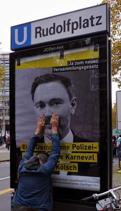 © www.mutbuergerdokus.de: Demonstration: 'Versammlungsgesetz NRW stoppen! Grundrechte erhalten! Jetzt erst Recht!'