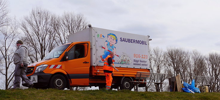 © www.mutbuergerdokus.de: BUND Meerbusch: 'Saubertag: Müllsammeln am Rheinufer'