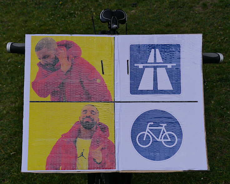 © www.mutbuergerdokus.de: Demonstration mit Fahrrad-Sternfahrt: 'Klimaschutz bewegt uns! Dich auch? Verkehrswende Jetzt!'