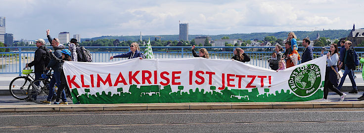 © www.mutbuergerdokus.de: Demonstration mit Fahrrad-Sternfahrt: 'Klimaschutz bewegt uns! Dich auch? Verkehrswende Jetzt!'