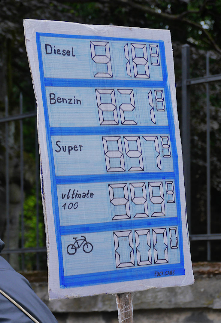 © www.mutbuergerdokus.de: Demonstration mit Fahrrad-Sternfahrt: 'Klimaschutz bewegt uns! Dich auch? Verkehrswende Jetzt!'