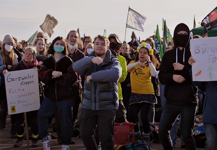 © www.mutbuergerdokus.de: Demonstration 'Lützerath schützen - 1,5 Grad-Grenze einhalten!'