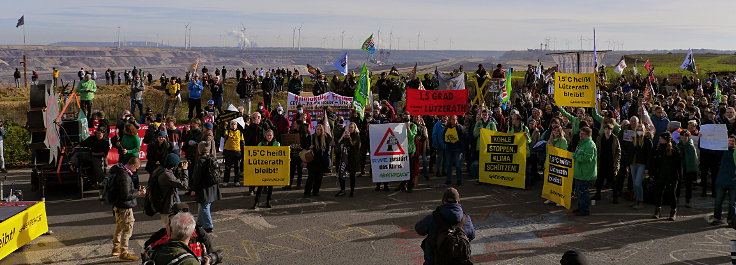 © www.mutbuergerdokus.de: Demonstration 'Lützerath schützen - 1,5 Grad-Grenze einhalten!'