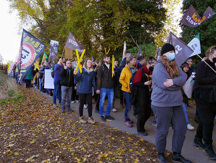 © www.mutbuergerdokus.de: Demonstration 'Lützerath schützen - 1,5 Grad-Grenze einhalten!'