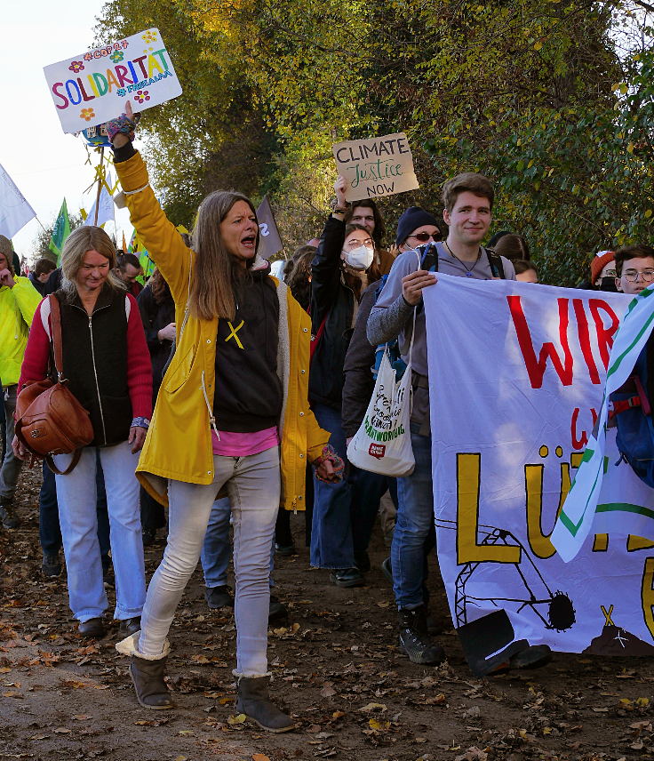 © www.mutbuergerdokus.de: Demonstration 'Lützerath schützen - 1,5 Grad-Grenze einhalten!'