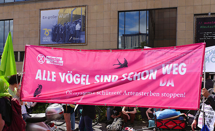 © www.mutbuergerdokus.de: Extinction Rebellion Bonn: Großdemonstration 'JETZT Notstand Artensterben ausrufen!'