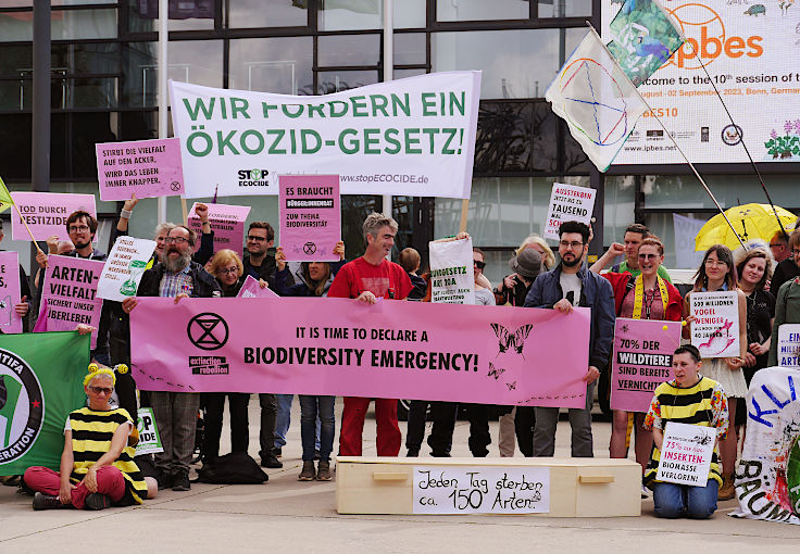 © www.mutbuergerdokus.de: Extinction Rebellion Bonn: Großdemonstration 'JETZT Notstand Artensterben ausrufen!'