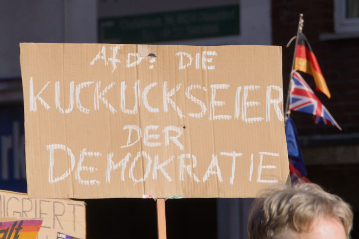 © www.mutbuergerdokus.de: Demo und Kundgebung 'Nie wieder ist jetzt! Für Demokratie und Rechtsstaat!'