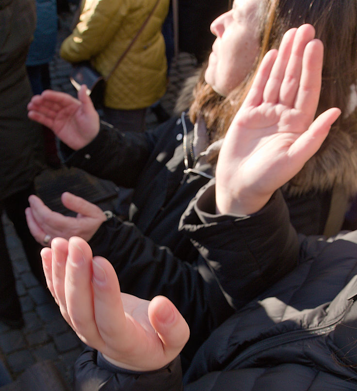© www.mutbuergerdokus.de: Kundgebung 'Demokratie verteidigen! Aufstehen gegen Rechtsextremismus!'