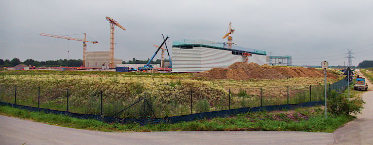 Fundstücke: Die Baustelle des Konverters in Meerbusch Osterath (2024)