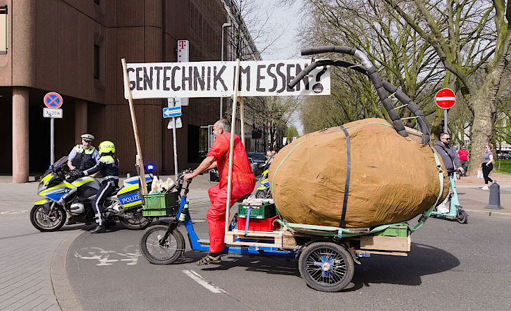 © www.mutbuergerdokus.de: Aktionsbündnis gegen Gentechnik - Düsseldorf und Umgebung: Demonstration 'Gehen gegen Gentechnik'