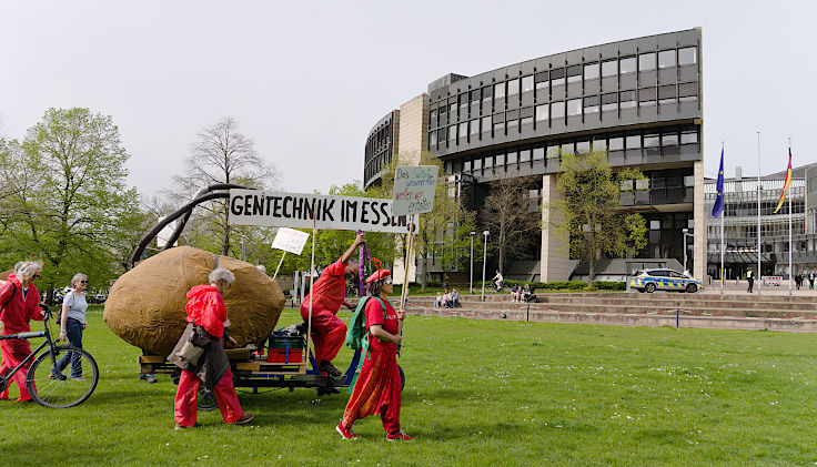 © www.mutbuergerdokus.de: Aktionsbündnis gegen Gentechnik - Düsseldorf und Umgebung: Demonstration 'Gehen gegen Gentechnik'