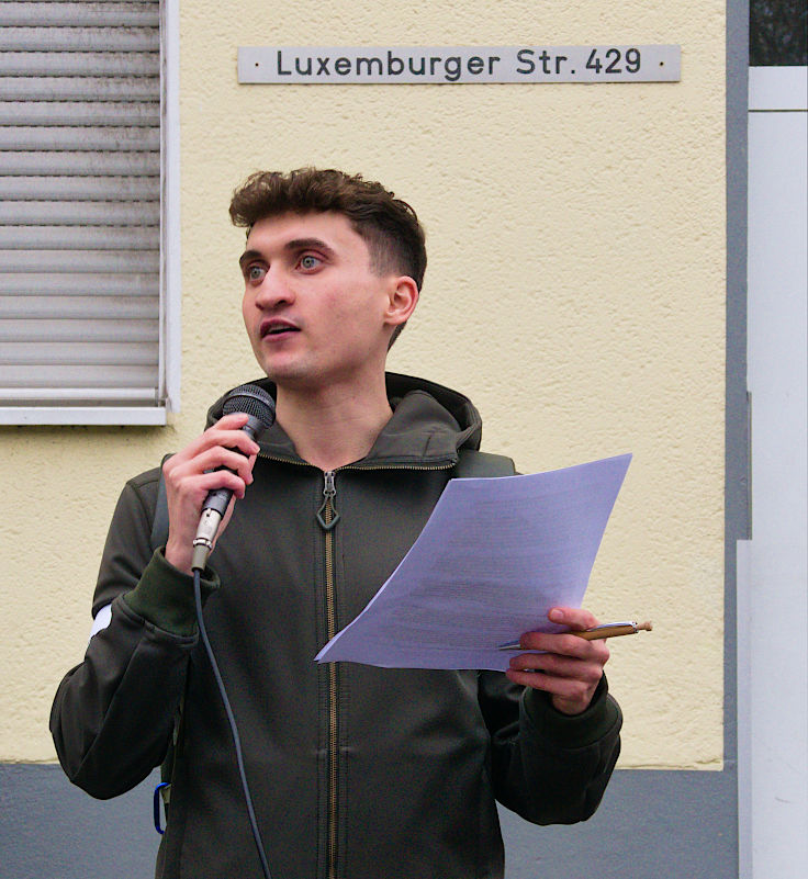 © www.mutbuergerdokus.de: Demonstration 'Sichere Luxemburger Straße für alle - Unfälle verhindern, nicht verwalten!'