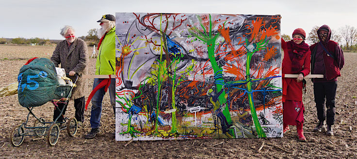 © www.mutbuergerdokus.de: ROTE LINIE am Hambacher Wald