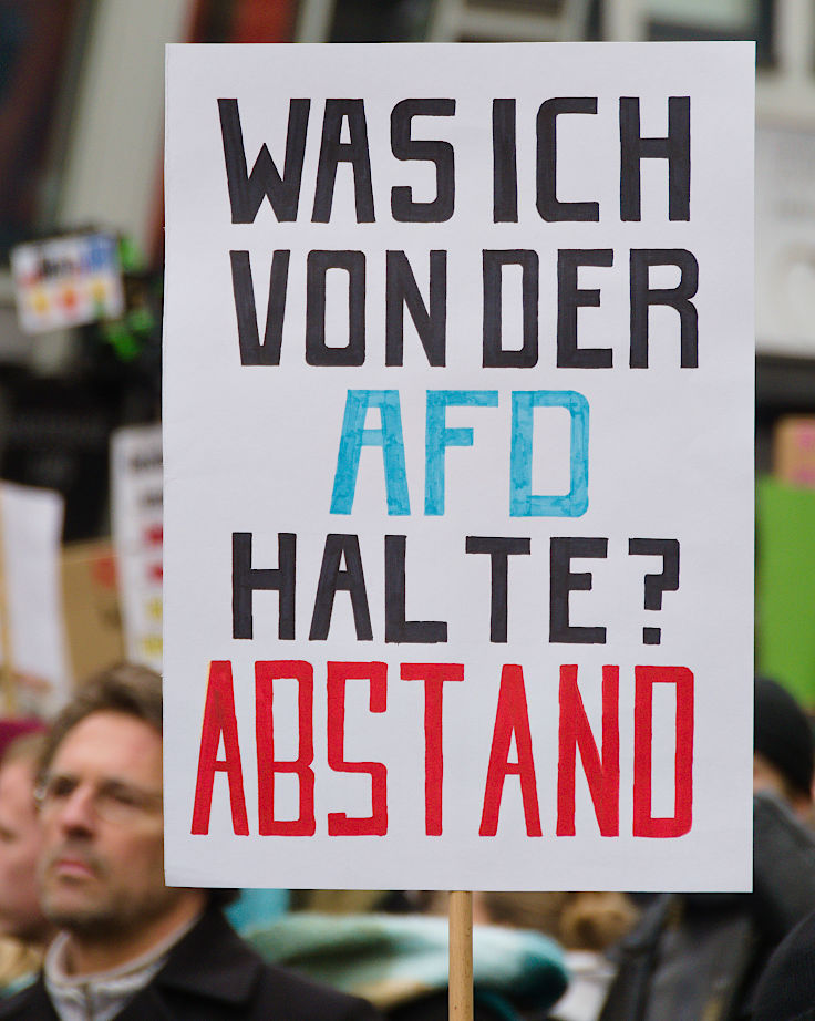 © www.mutbuergerdokus.de: Düsseldorf stellt sich quer: Demonstration 'Gegen die AfD und die Rechtsentwicklung der Gesellschaft'
