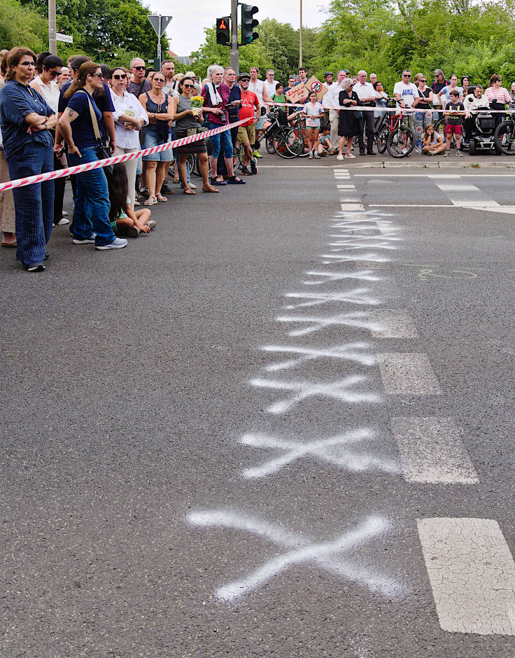 &copy; www.mutbuergerdokus.de: Kundgebung 'Vision Zero - Fahrt von K&ouml;ln zur Mahnwache nach H&uuml;rth. Keine weiteren Toten in H&uuml;rth und anderswo!'