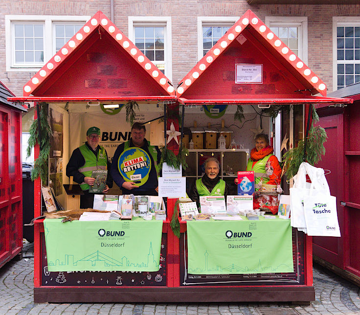 © www.mutbuergerdokus.de: Weihnachtshütte für das Düsseldorfer Ehrenamt