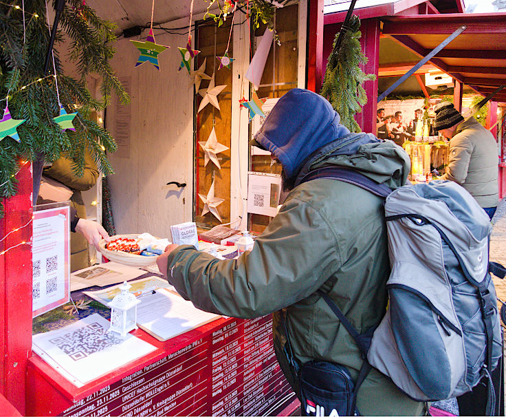 © www.mutbuergerdokus.de: Weihnachtshütte für das Düsseldorfer Ehrenamt © www.mutbuergerdokus.de: Weihnachtshütte für das Düsseldorfer Ehrenamt