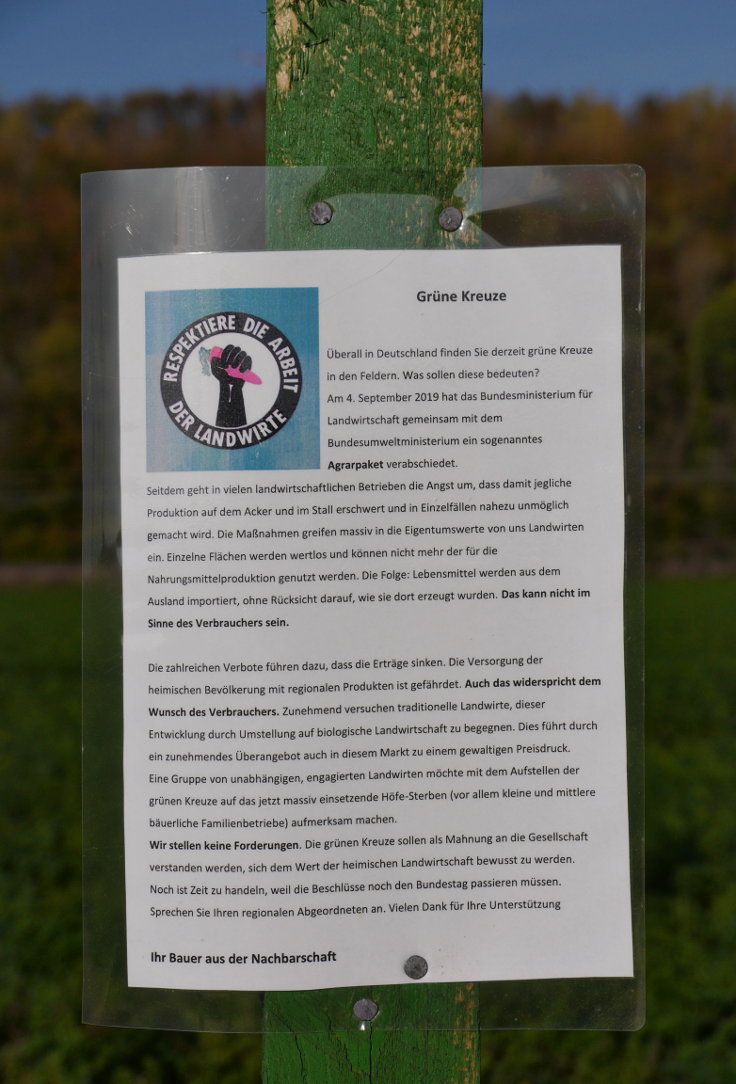 © www.mutbuergerdokus.de: Aktion 'Grüne Kreuze'