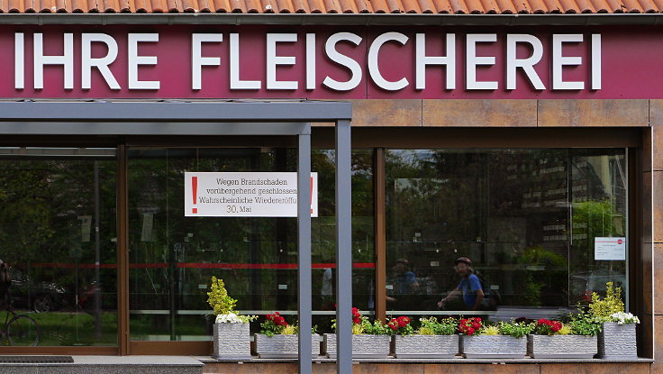 Fleischerei Brandschaden