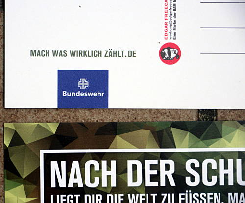 Gratispostkarte Bundeswehr