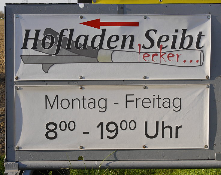 Banner: 'Hofladen Seibt'