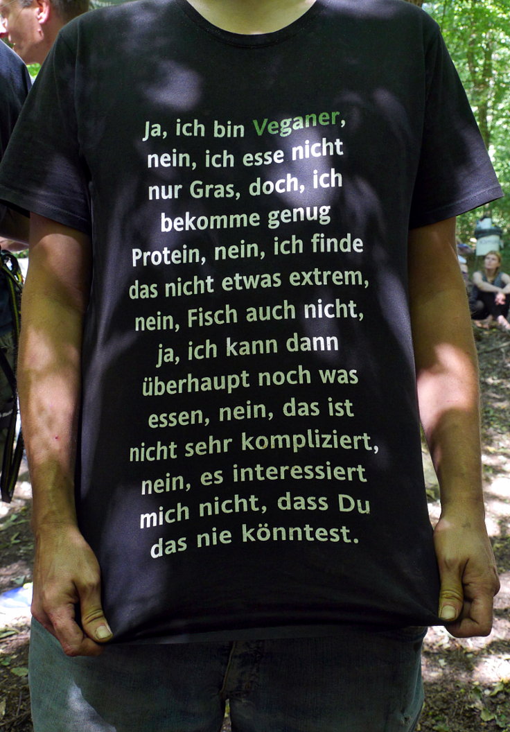 T-Shirt: 'Veganer'